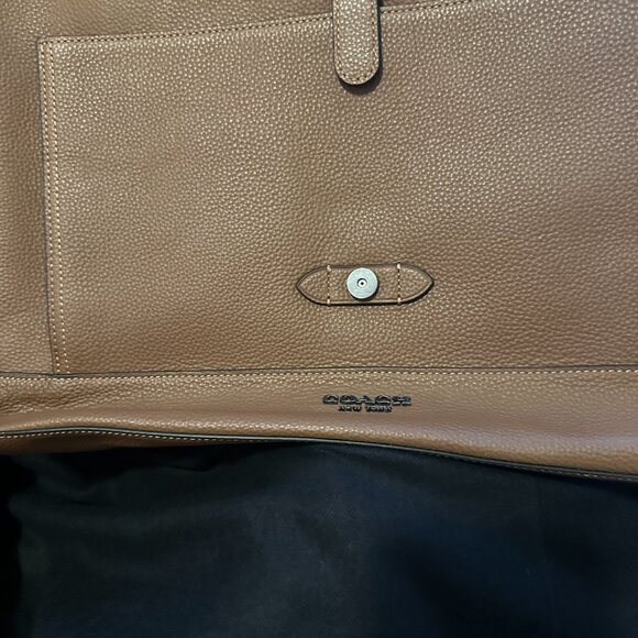 Gently Loved Hudson Messenger In Natural Leather - Picture 4 of 7